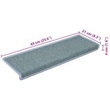  Prostirke za stepenice 30 kom 65x21x4 cm morsko plave pravokutne rubove | shoptok.hr