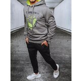 DStreet AX0565 gray and black men's tracksuit | Shoptok.si