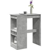  Barski stol s držačima boja betona 90x47,5x103,5 cm drveni | shoptok.hr