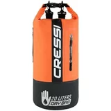 Cressi Dry Bag Bi-Color Black/Orange 20L