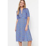 Trendyol Ženska Haljina MultiColored BeltEd Shirt Dress | ePonuda.com