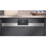 Siemens SN53ES22AE Pomivalni stroj 60 cm delno vgrajen, šcetkano jeklo | Shoptok.si