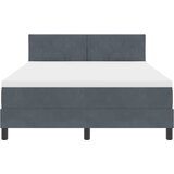  Krevet s opruga kutije Tamno siva 160 x 200 cm Baršun | shoptok.hr