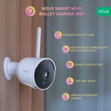NOUS W7P WiFi Tuya vanjska bullet IP kamera 3MP | shoptok.hr