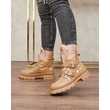 Resti Light brown women's bagger boots Hennobs | shoptok.hr