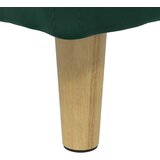  Otoman za pohranu s jastukom Tamnozelena 60 x 60 x 45 cm Baršun | Eponuda.com