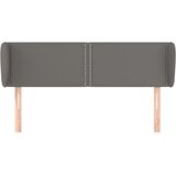  Uzglavlje s ušima sivo 147x23x78/88 cm od umjetne kože | shoptok.hr
