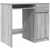 Maison Chic Pisalna miza - pisarniška miza - Računalniška miza siva sonoma 86x49x76 cm inženirski les, (21785171) Cene
