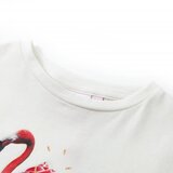  Dječja majica prljavo bijela boja 140 | shoptok.hr