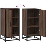  Komoda boja hrasta 35,5x35x76 cm konstruirano drvo i metal | shoptok.hr