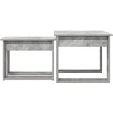  Set stolića za kavu 2 pcs Betonski sivi Konstruirano drvo | shoptok.hr