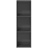 Ormarić za knjige/TV sjajni sivi 36x30x114 cm konstruirano drvo | shoptok.hr