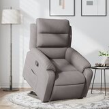 Maison Chic Naslanjač - Relax naslanjač s funkcijo vstajanja taupe blago, (22042181) | Shoptok.si