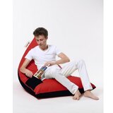 Atelier Del Sofa lazy bag Pyramid Large Double Color Bed Pouf Red | ePonuda.com
