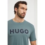 Hugo Bombažna kratka majica moški, zelena barva | Shoptok.si