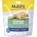 zoocity MultiFit Diamonds pijesak za mačke Aloe Vera silikatni, 16 l Cijene