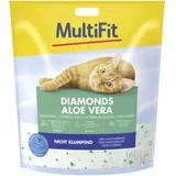 MultiFit Diamonds pijesak za mačke Aloe Vera silikatni, 16 l