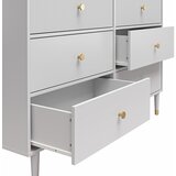 CosmoLiving by Cosmopolitan Siva niska komoda 138x93 cm Elizabeth – | shoptok.hr