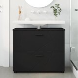  Kupaonski ormar s ladicama s pohranom Crna 76,5 x 35 x 64 cm | shoptok.hr