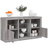 The Living Store Komoda z LED lučkami siva sonoma 123x37x67 cm - Komoda, (21661212) | Shoptok.si