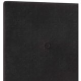  Krevet od pjene s madracem i LED-om Crna 120 x 200 cm Baršun - Crna 120 x 200 cm Prošiveno gumbima | shoptok.hr