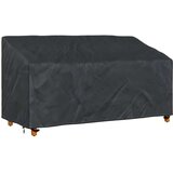 vidaXL Pokrivač za vrtnu klupu Crna 185 x 85 x 65 / 94 cm 420D tkanina | shoptok.hr
