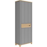 Hom`in garderobna omara siva, hrast artisan | Shoptok.si