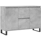  Komoda siva boja betona 101,5x35x70 cm od konstruiranog drva | Eponuda.ba