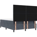  s opruga kutije Tamno siva 200 x 160 cm Baršun | shoptok.hr