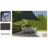 ProGarden sjenilo 3 6 x 3 6 x 3 6 m tamnosivo trokutasto | shoptok.hr