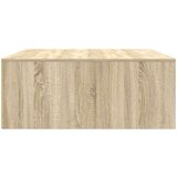 vidaXL Kavna mizica s predali sonoma hrast 100x100x40 cm | Shoptok.si