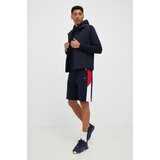 Tommy Hilfiger Pamučna dukserica za muškarce, boja: tamno plava, s kapuljačom, s aplikacijom | shoptok.hr