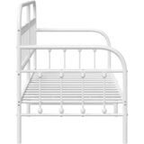 Krevet na kat Bijelo 75 x 190 cm Čelik s prahom premazan | shoptok.hr