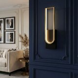 Toolight Zidni svijećnjak LED APP1782-W Brush Gold/Black | shoptok.hr