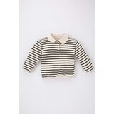 Defacto Regular Fit Striped Baby Collar Sweatshirt | shoptok.hr