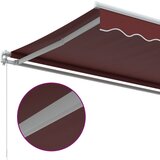 Tenda na ručno uvlačenje bordo 400 x 350 cm | Eponuda.com