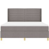Box Borovniška postelja z vzmetnico Taupe 180x200 cm Tkanina, (22050550) | Shoptok.si