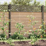 vidaXL Valjasta podpora za rastline Galvanizirano jeklo 150 cm Vzdržljivo | Shoptok.si