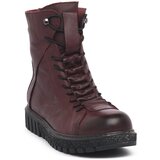 Evoca Mestni škornji NAPPA BORDO Rdeča | Shoptok.si