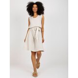 RUE PARIS Dress-WN-SK-VE38.06-light beige | Shoptok.si