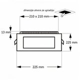  LED PANEL U/Z KNS1-18W 6500K Cene