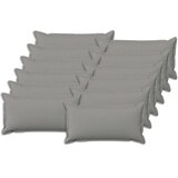  Jastuk s jastukom HOUTEN 12 kom. Oblačnosiva Umjetni lan - Siva tkanina oblak 40 x 80 cm 12 | shoptok.hr
