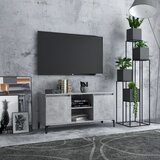 vidaXL TV omarica s kovinskimi nogami betonsko siva 103,5x35x50 cm Cene