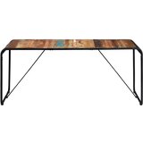  Blagovaonski stol od masivnog obnovljenog drva 180 x 90 x 76 cm | shoptok.hr
