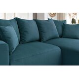 Bobochic Paris Modra žametna kotna sedežna garnitura Enjoy – | Shoptok.si