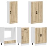  Kuhinjska jedinica PORTO 5 kom. Hrast sonoma Konstruirano drvo | shoptok.hr