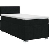  Boxspring krevet s madracem Crna 90 x 200 cm Tkanina | shoptok.hr