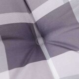 vidaXL Jastuci za stolice 6 kom sivi karirani 120x50x3 cm od tkanine | shoptok.hr