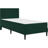  Okvir kreveta s madracem Tamnozelena 90 x 190 cm Baršun | shoptok.hr