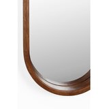White Label Stensko ogledalo z lesenim okvirjem 24x120 cm Nyko – | Shoptok.si